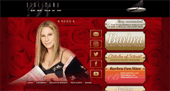 Desktop Screenshot of barbrastreisand.com
